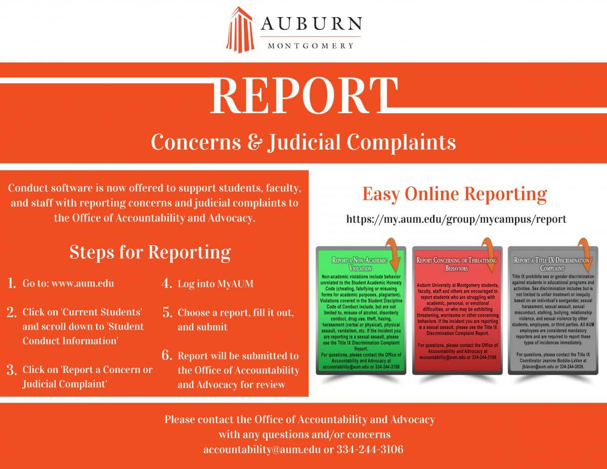 Maxient- Online Reporting System