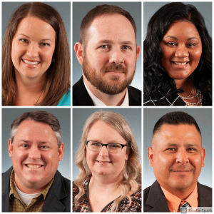 Fellows Amanda Brasington, Stephen Paul Bray, Chanell J. Davis, John Glasscock, Leann Reeves and Rudy Tobias