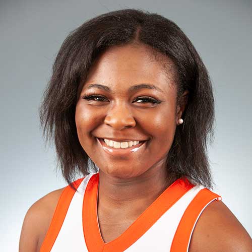 a woman smiling for the camera