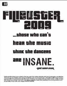 Filibuster 2009