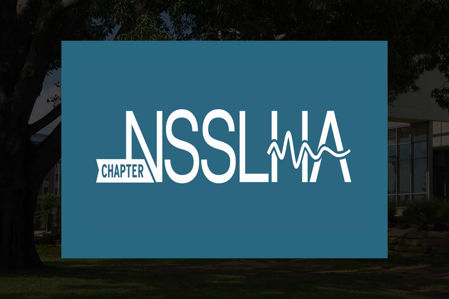 National Student Speech, Language, Hearing Association Student Chapter logo