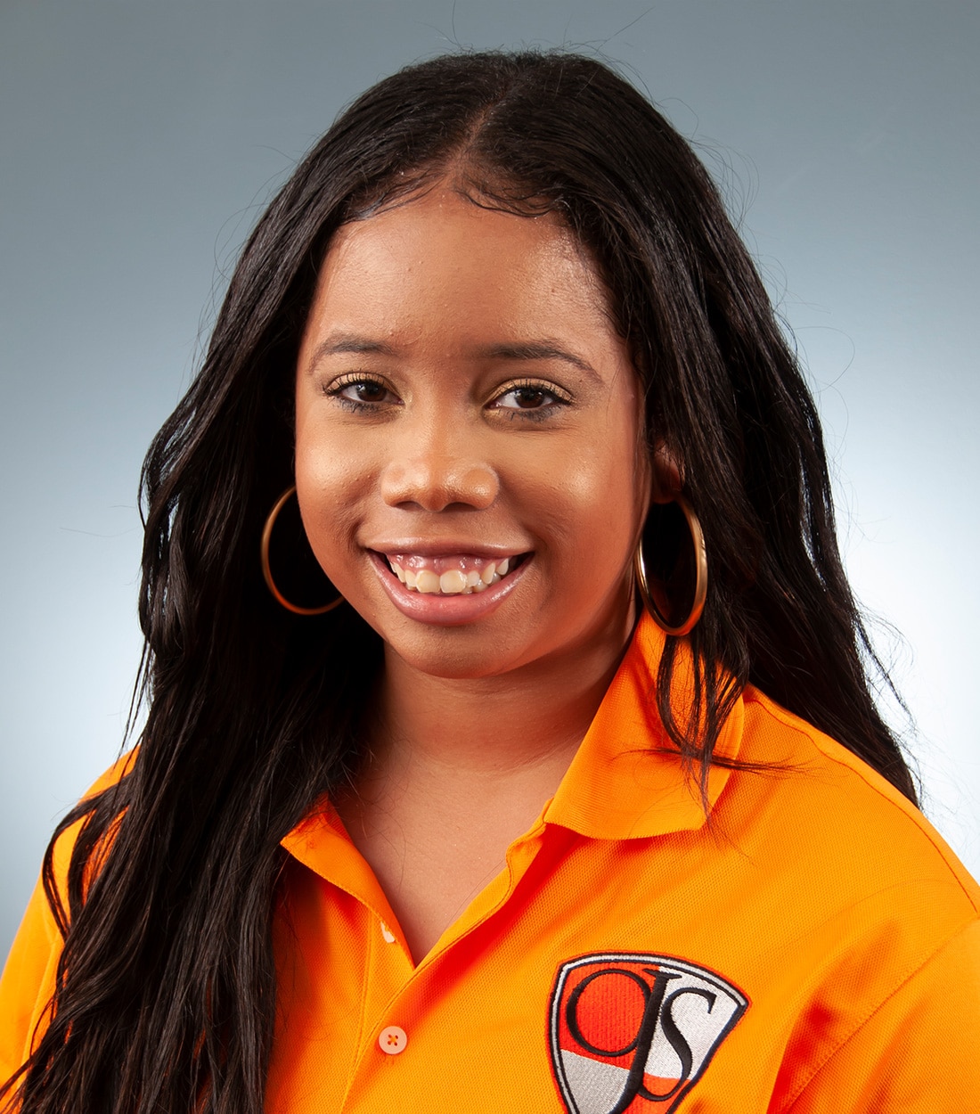 a woman smiling for the camera