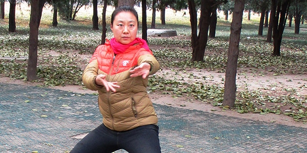 a person sitting in a park