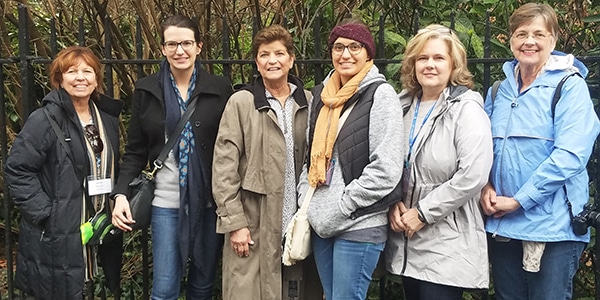 a group of people posing for a photo