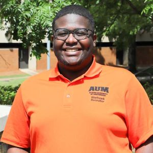 A Man In Orange Shirt