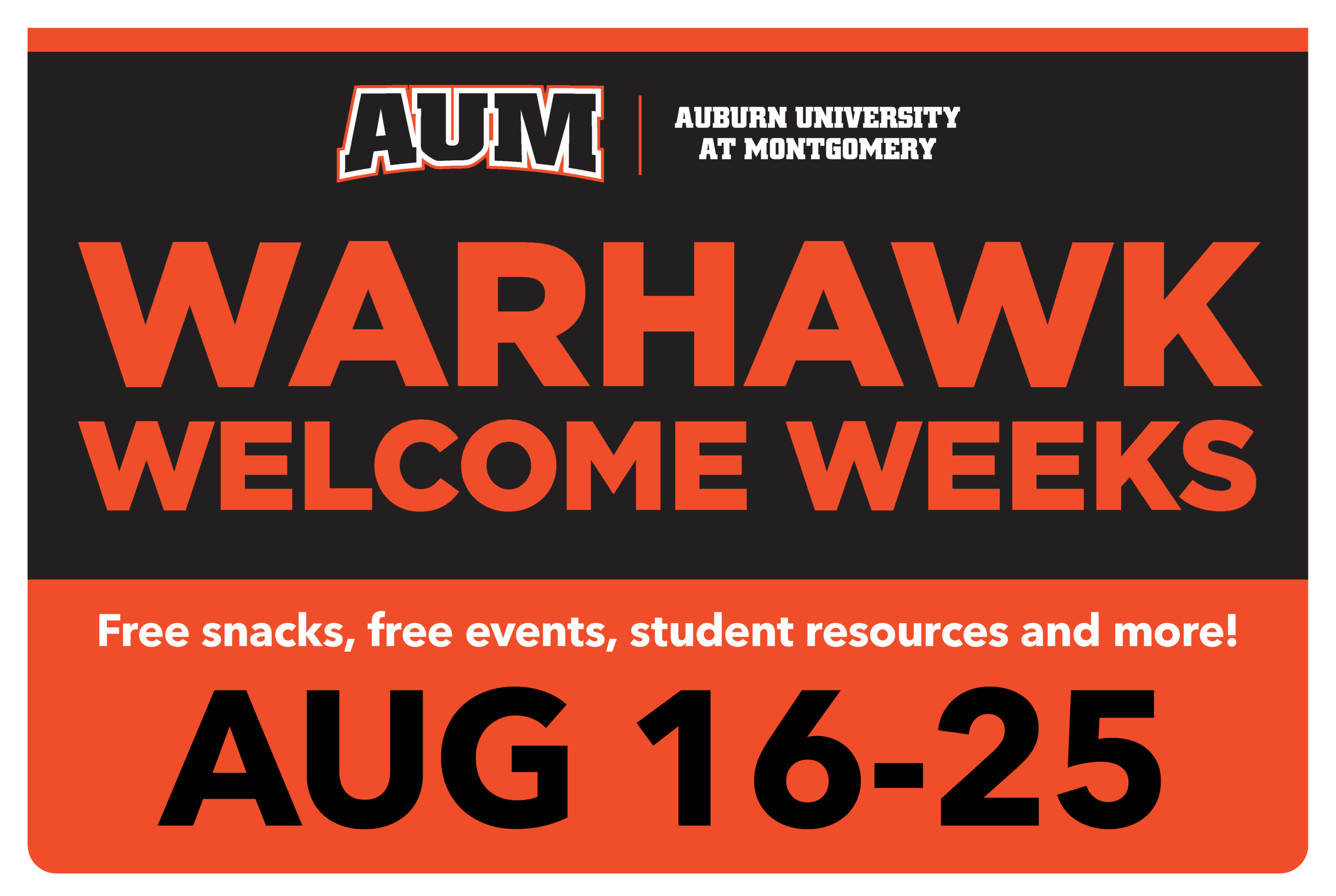 Warhawk Week Day 1 Fall 2023 AUM