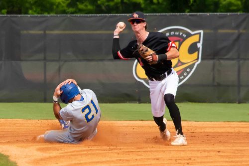 A Man Playing A Game Of Baseball