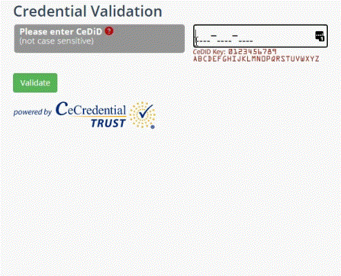 CEDiploma Demo