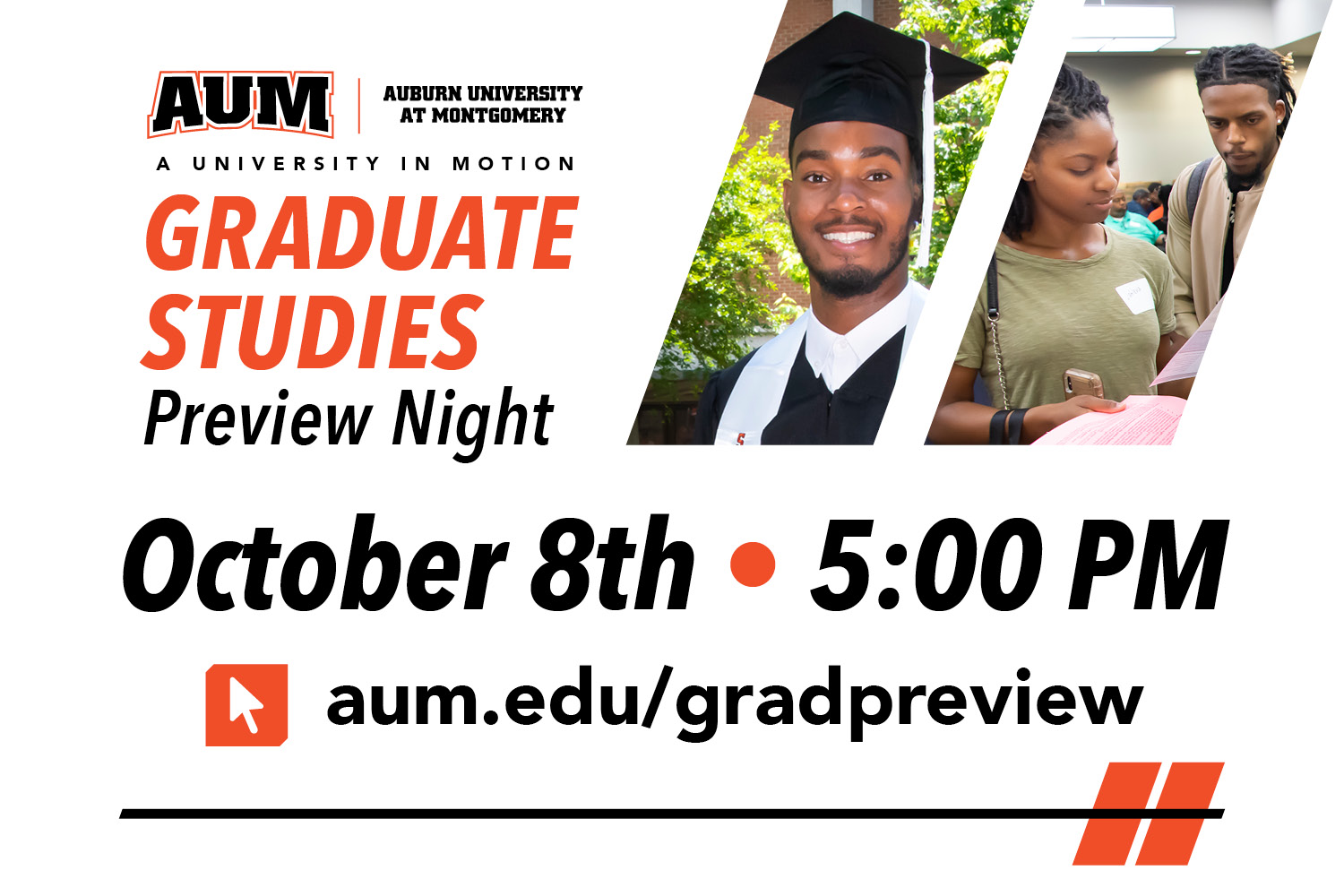 Grad Preview Night: October 8, 5 p.m.