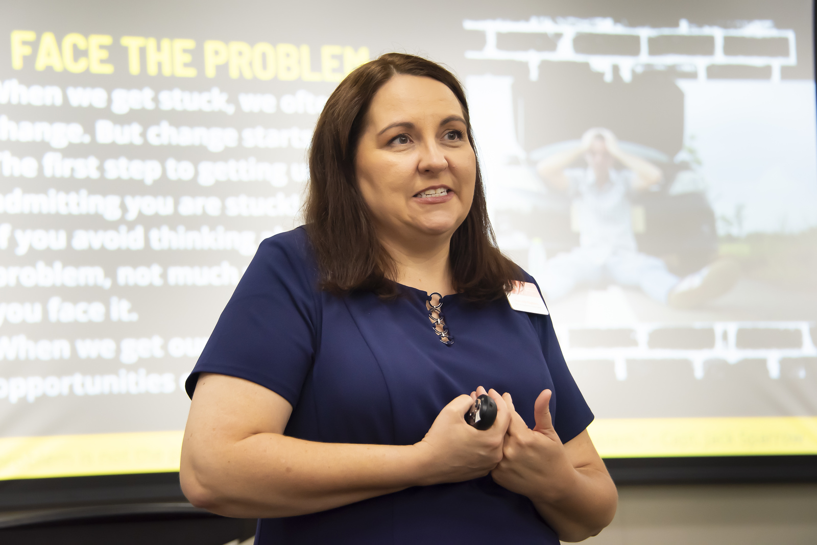 The WASC presents on how to get out of a slump.