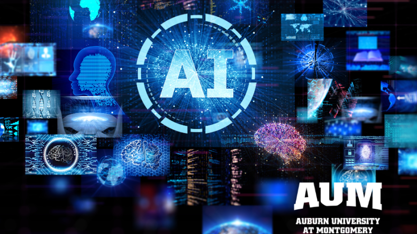 A Graphic Interprets The Multiple Ways Artificial Intelligence Touches Our Lives Through Small Screen Devices And Other Technological Tools.