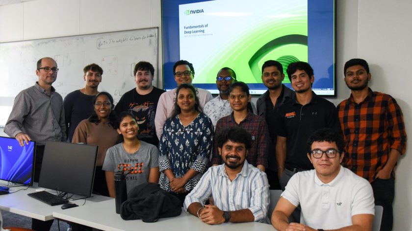 Students Participated In AI Training Through NVIDIA's Deep Learning Training And Certification Course.