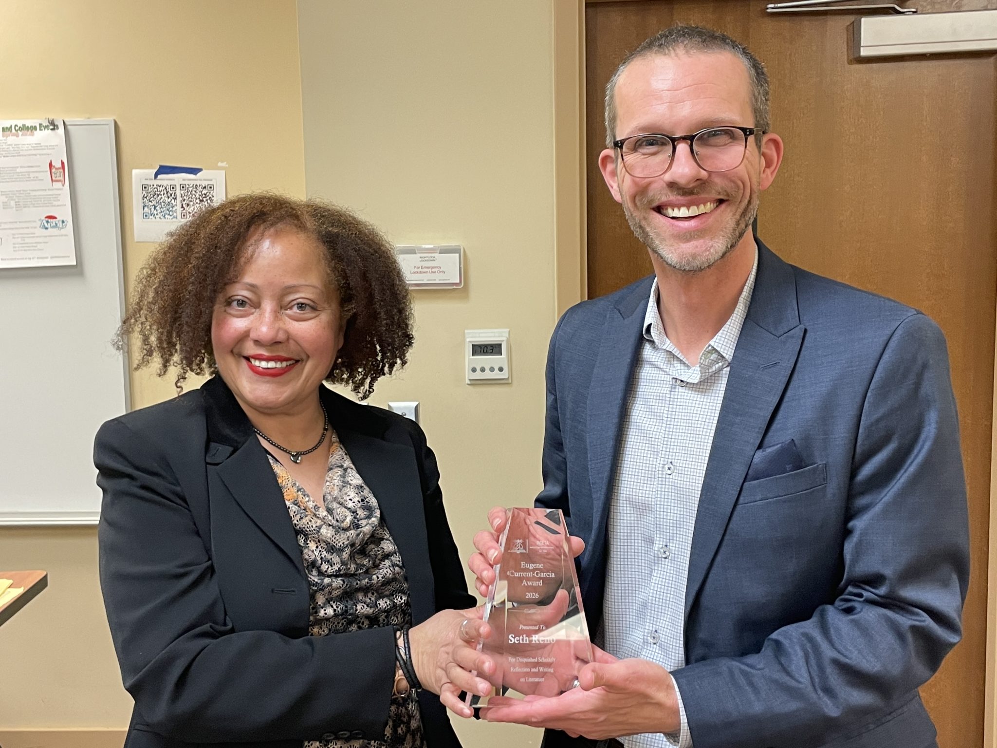 Auburn University at Montgomery faculty receive an academic excellence award.