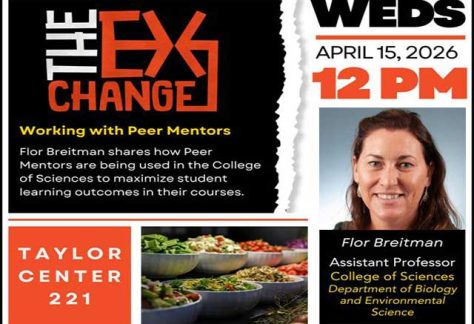 Auburn University at Montgomery The Exchange: Working with Peer Mentors, Apr 15, 2026, 12 PM Taylor Center 221; woman speaker