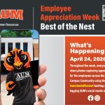 AUM Employee Appreciation Week—Best of the Nest with Warhawks mascot; April 24, 2026 at Auburn University at Montgomery