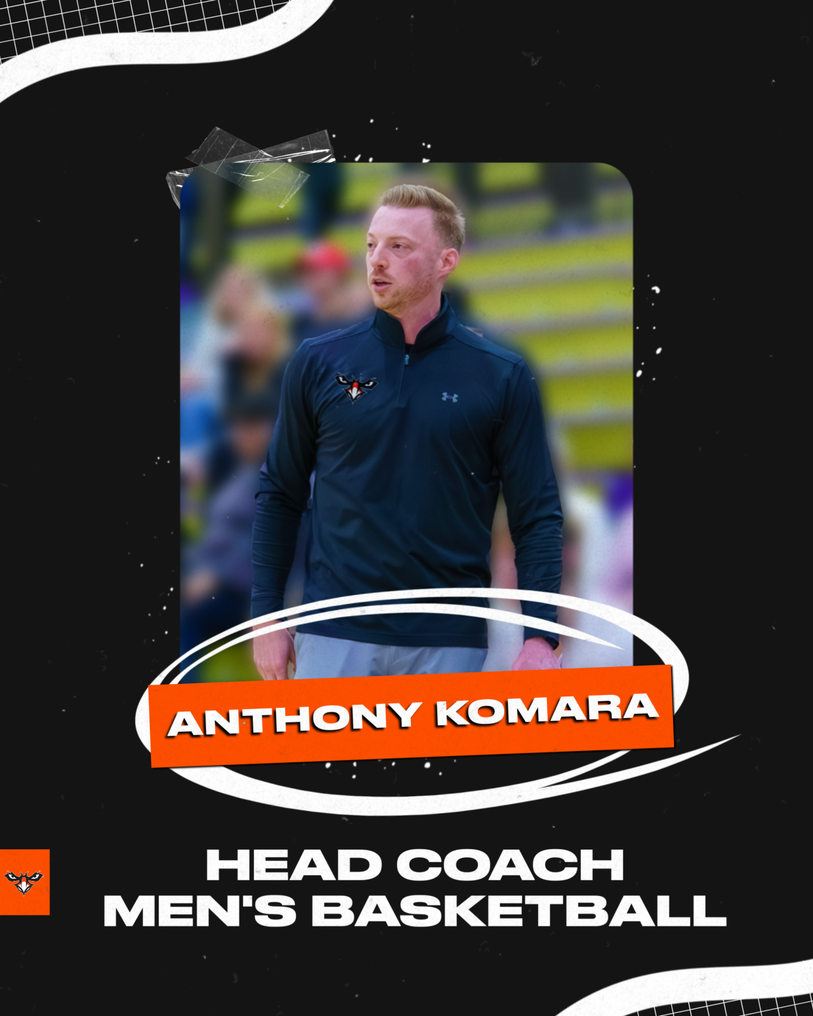 AUM announces Anthony Komara as new men's basketball head coach.