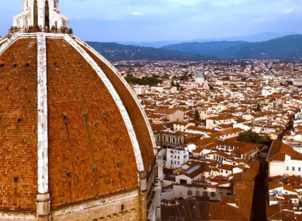 View of Florence skyline and Duomo dome—Auburn University at Montgomery study abroad in Italy