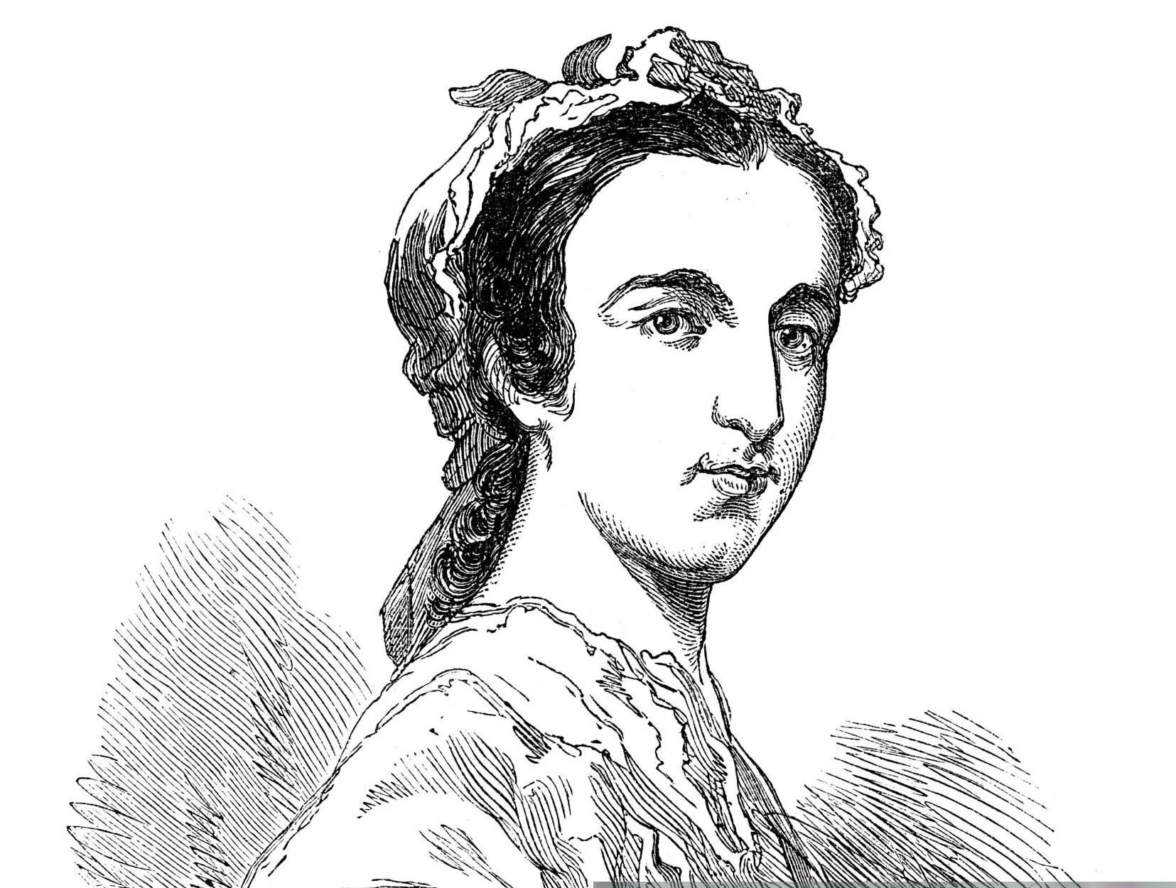 Mercy Otis Warren - Scanned 1855 Engraving